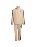 Pánske tepláky adidas Sportswear Basic 3-Stripes Woven Tracksuit Beige JX3149