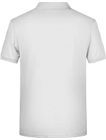 Pánské piqué polo z bio bavlny 02. white model 22437765 - Daiber Pánské piqué polo z bio bavlny 02. white model 22437765 - Daiber