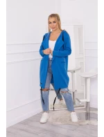 model 18748942 modrá zateplená bunda s kapucí - K-Fashion model 18748942 modrá zateplená bunda s kapucí - K-Fashion