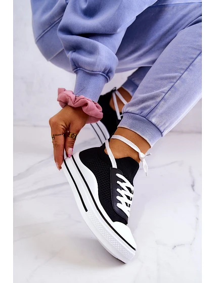 Dámské ponožky tenisky Černá model 21579428 - S.Barski