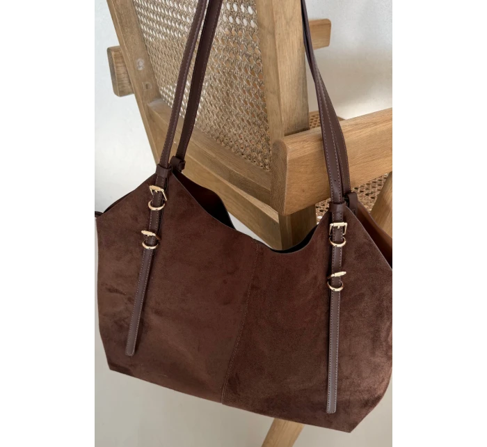 Taška Skopper z eko semiše čokoládová Sorvelle Taška Skopper z eko semiše čokoládová Sorvelle