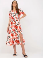 Šaty DHJ SK  bílá a červená model 17436952 - FPrice