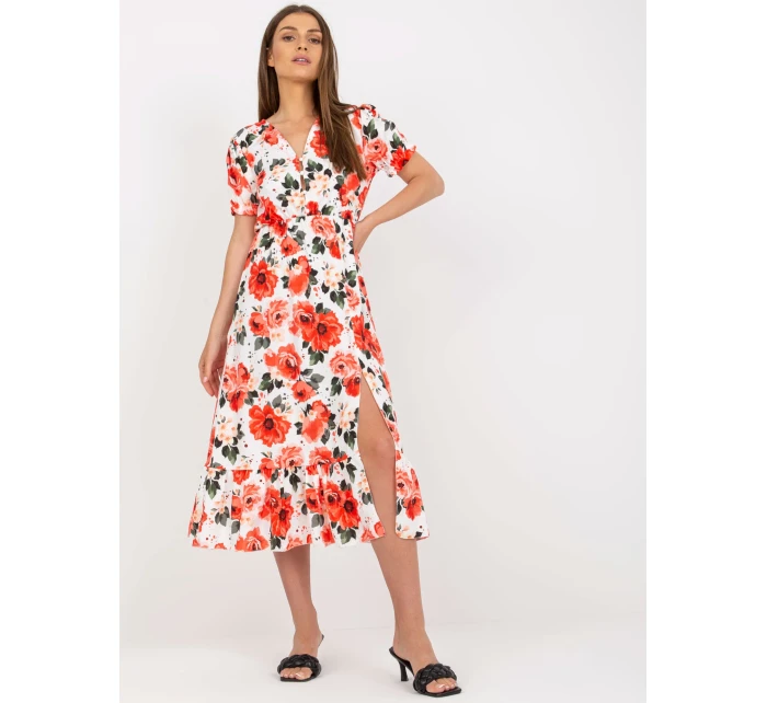Šaty DHJ SK  bílá a červená model 17436952 - FPrice