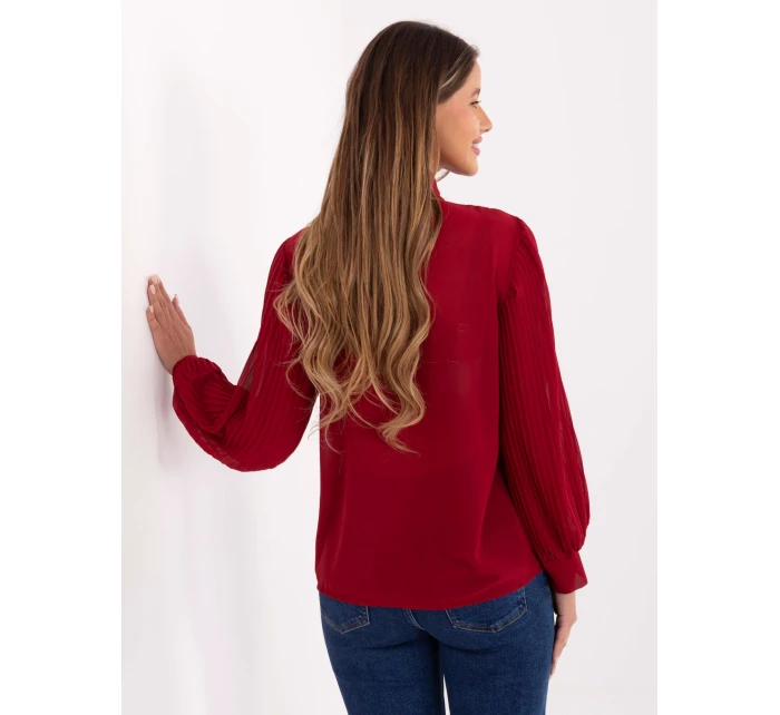 MI KS košeľa A2818.09 bordová