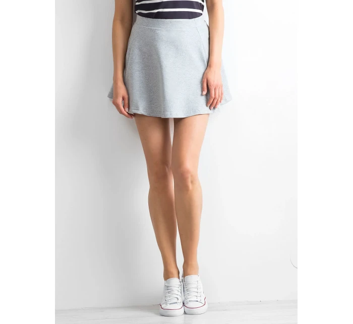 Sukně EN SD model 14832676 světle šedá - FPrice Sukně EN SD model 14832676 světle šedá - FPrice