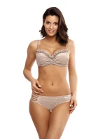 Plavky Sylvia Mosaico M-549 (1) svetlohnedá - Marko