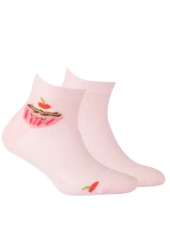 TENKÉ PONOŽKY FARBA 2-6 ROKOV DIEVČATÁ PERLEŤOVÁ RUŽOVÁ 21-23