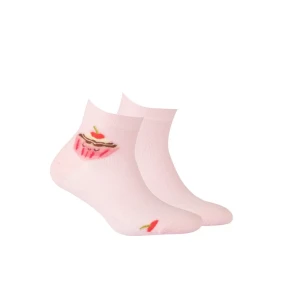 TENKÉ PONOŽKY FARBA 2-6 ROKOV DIEVČATÁ PERLEŤOVÁ RUŽOVÁ 21-23