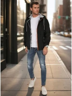 Pánska prechodná bunda čierna FashionStreet TX4700