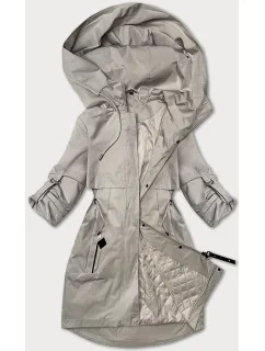 Světle béžová dámská bunda typu větrovka model 20833096 - S'WEST