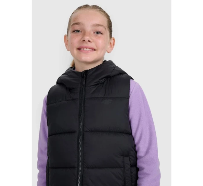 Detské synteticky plnené bez rukávov 4F 4FJRAW25TVJAU331-20S detské Detské synteticky plnené bez rukávov 4F 4FJRAW25TVJAU331-20S detské