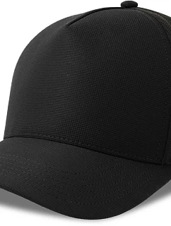 Atlantis Headwear Dempo 5-panelová truckerová čiapka 33.0302 čierna/čierna