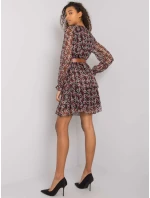 Šaty LC SK 22K 3001.28P čierna a červená Šaty LC SK 22K 3001.28P čierna a červená