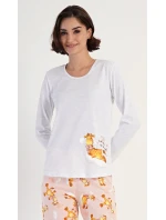 Dámske dlhé pyžamo Žirafa