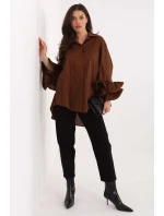 Košeľa s dlhým rukávom model 222314 Taliansko Moda Košeľa s dlhým rukávom model 222314 Taliansko Moda