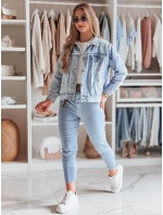 Dámské kalhoty s páskem modré Dstreet model 21987153 - FashionStreet