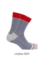 Pánske ponožky Wola Perfect Man vzorované W 94N03 Casual