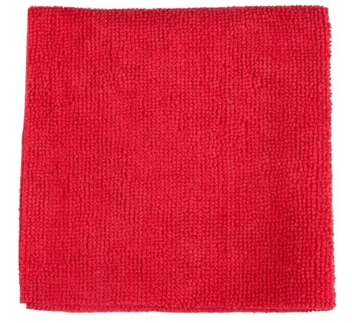 Bezšvová čistiaca handrička z mikrovlákna 30x30cm 20ks DIRT DEVIL RED