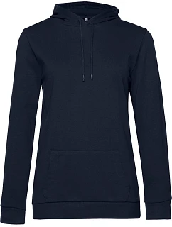 B&C #Hoodie /women Dámska mikina s kapucňou 01.W04W tmavomodrá