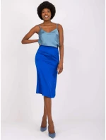 Sukně WN SD model 17356573 kobalt - FPrice Sukně WN SD model 17356573 kobalt - FPrice