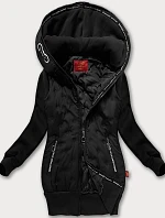 Dámska mikina a bunda LHD čierna (AMG-162A)