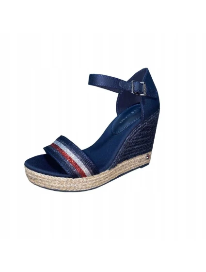 Sandále Tommy Hilfiger Grosgrain High Wedge Sandal W FW0FW05254