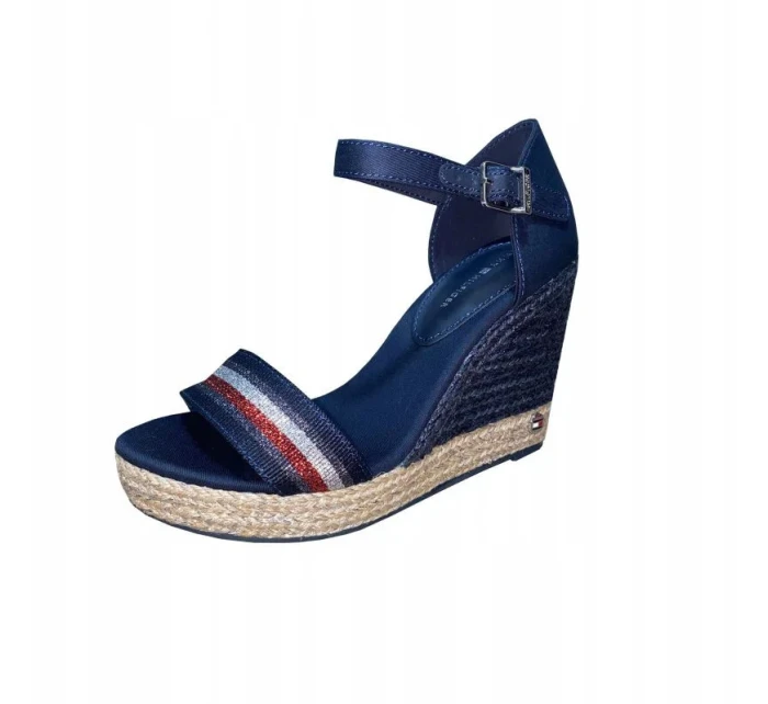 Sandále Tommy Hilfiger Grosgrain High Wedge Sandal W FW0FW05254