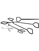 Grilovacie kliešte čierne dĺžka 31,5 cm