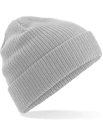 B Pletená čepice z bio bavlny light grey model 22481580 - Beechfield