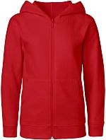 O Dětská mikina s kapucí z bio bavlny red model 22503618 - Neutral O Dětská mikina s kapucí z bio bavlny red model 22503618 - Neutral