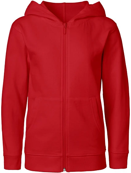 O Dětská mikina s kapucí z bio bavlny red model 22503618 - Neutral O Dětská mikina s kapucí z bio bavlny red model 22503618 - Neutral