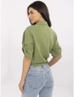 Košeľa DHJ KS 8595 1.66 khaki