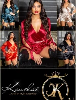 Sexi overal K9608 Saténový vzhľad - Koucla