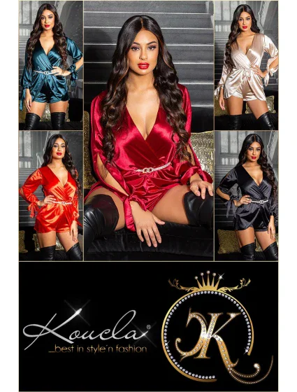Sexy kombinéza model 21954769 Satin Look - Koucla