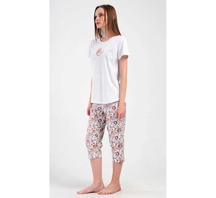 Dámske capri pyžamo Sea