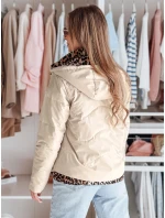 Dámská oboustranná přechodná bunda béžová Dstreet model 21986919 - FashionStreet