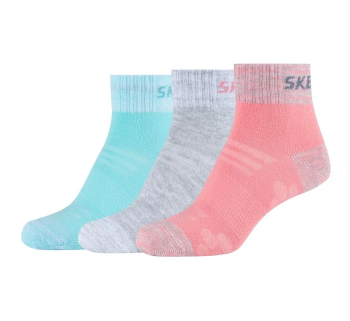 3PPK Mesh Quarter Socks Vícebarevné 3134 model 21913145 - Skechers