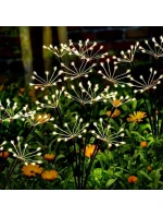 SOLÁRNE SVIETIDLO DÚCHADLO STROM OHŇOSTROJ 72CM 60 LED