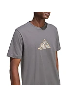 Pánske tričko adidas Camo Expolorer Graphic grey JZ7501 pánske