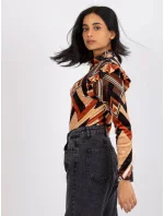 Blúzka DHJ BZ 6533C 1.81P čierna a béžová Blúzka DHJ BZ 6533C 1.81P čierna a béžová