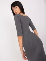 Šaty EM SK HS 21 503.43P tmavosivé