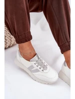 Dámske tenisky na platforme Vinceza - biele