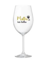 MATKA NA TAHU - čirá sklenice na víno 350 ml