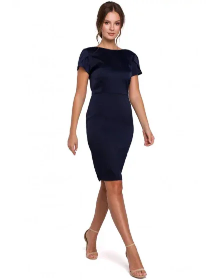 Dámske plášťové šaty s kapucňou K041 - Makover