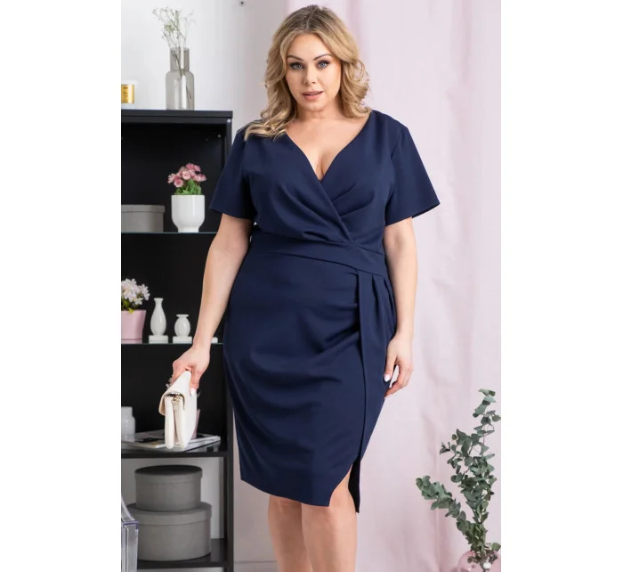 Dámské šaty model 18587035 modré - Karko Dámské šaty model 18587035 modré - Karko