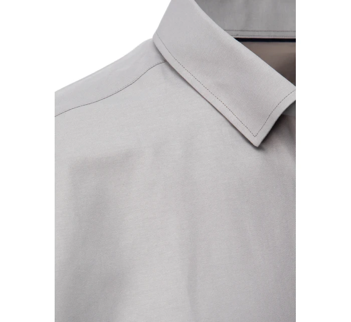 Pánská elegantní košile světle šedá Dstreet model 21968140 - FashionStreet