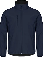 Clique Classic Softshell Jkt M Pánska 3-vrstvová softshellová bunda 67.0910 tmavo modrá
