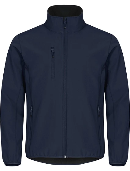 Clique Classic Softshell Jkt M Pánska 3-vrstvová softshellová bunda 67.0910 tmavo modrá Clique Classic Softshell Jkt M Pánska 3-vrstvová softshellová bunda 67.0910 tmavo modrá