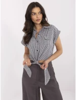 Košeľa NM BZ KA 01147.62P čierna biela