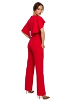 M670 Kombinéza s volánikmi - čierna